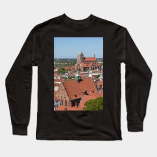 Old town, Wismar, Mecklenburg-Western Pomerania, Germany Long Sleeve T-Shirt